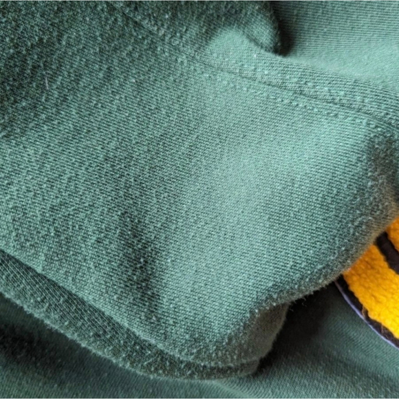 Altar’d State Happy Face Terry Crewneck Sweatshirt Green Retro Y2K Sz S - Picture 11 of 13